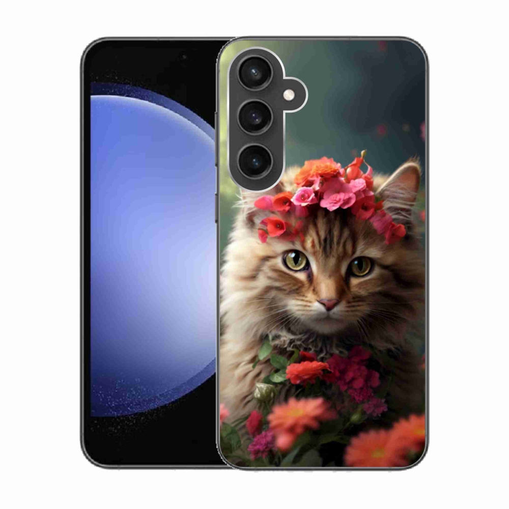 Gélový kryt mmCase na Samsung Galaxy S23 FE - mačacia princezná