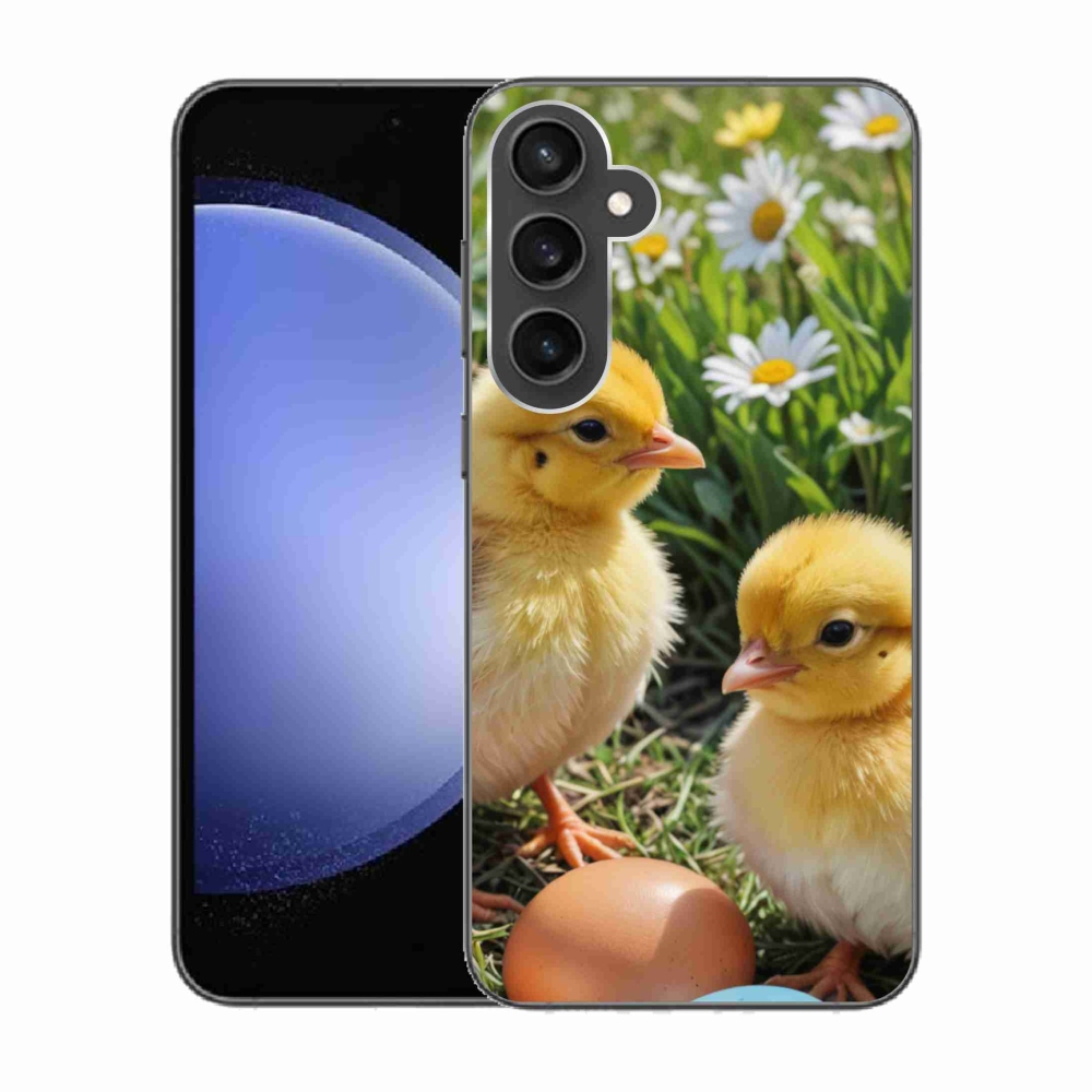 Gélový kryt mmCase na Samsung Galaxy S23 FE - kuriatka