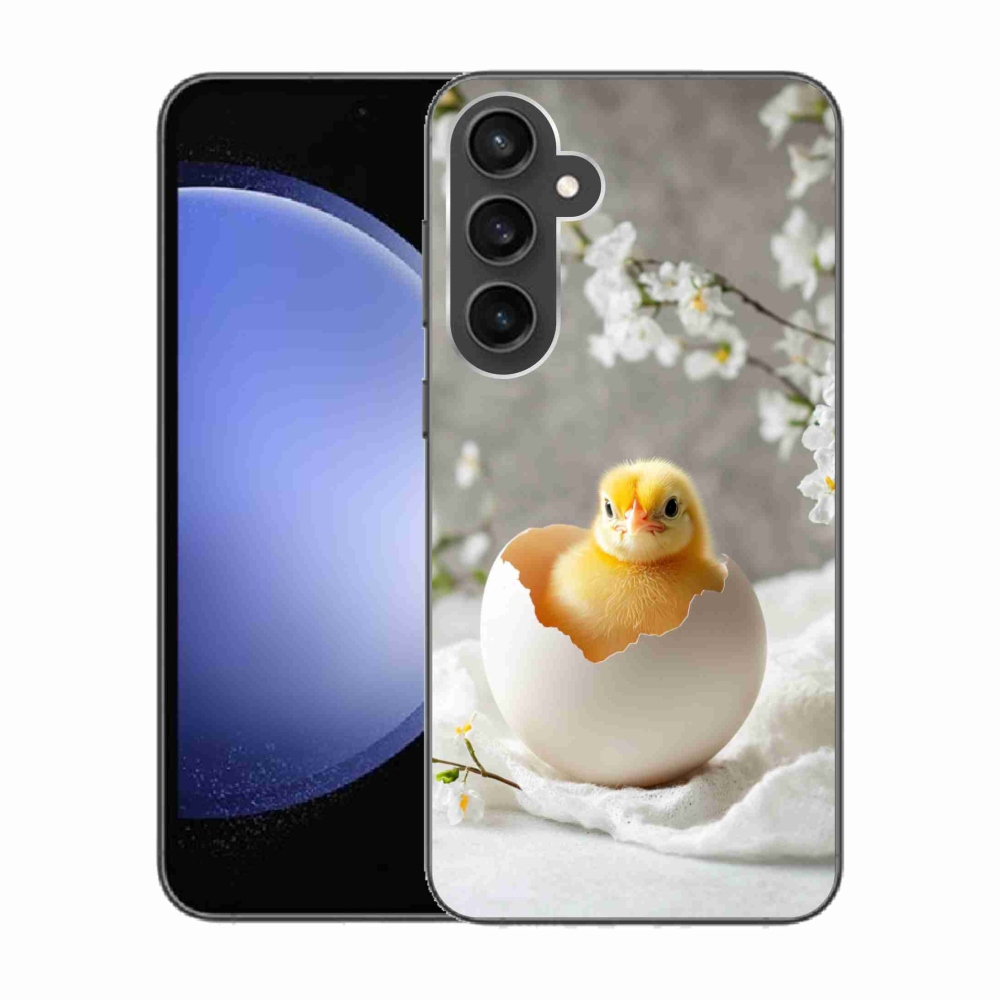 Gélový kryt mmCase na Samsung Galaxy S23 FE - kuriatko