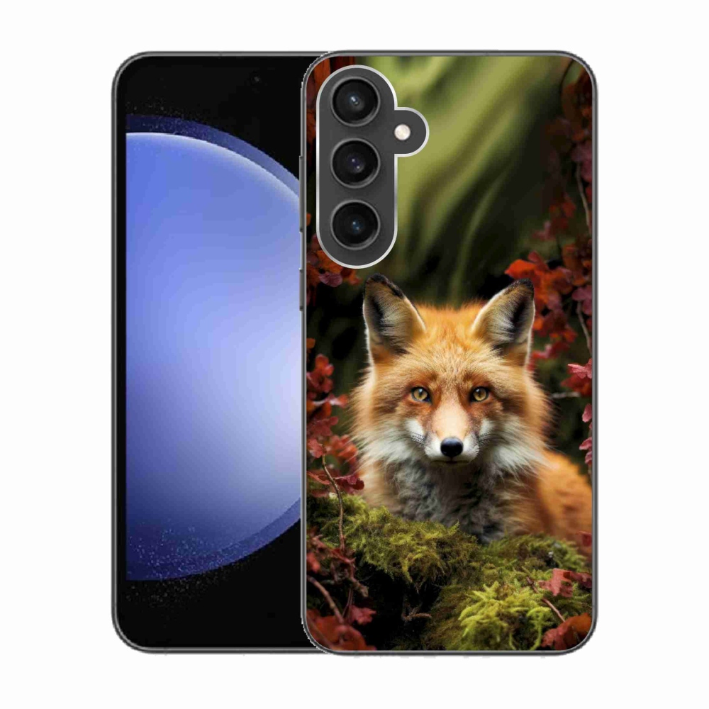 Gélový kryt mmCase na Samsung Galaxy S23 FE - líška v lese
