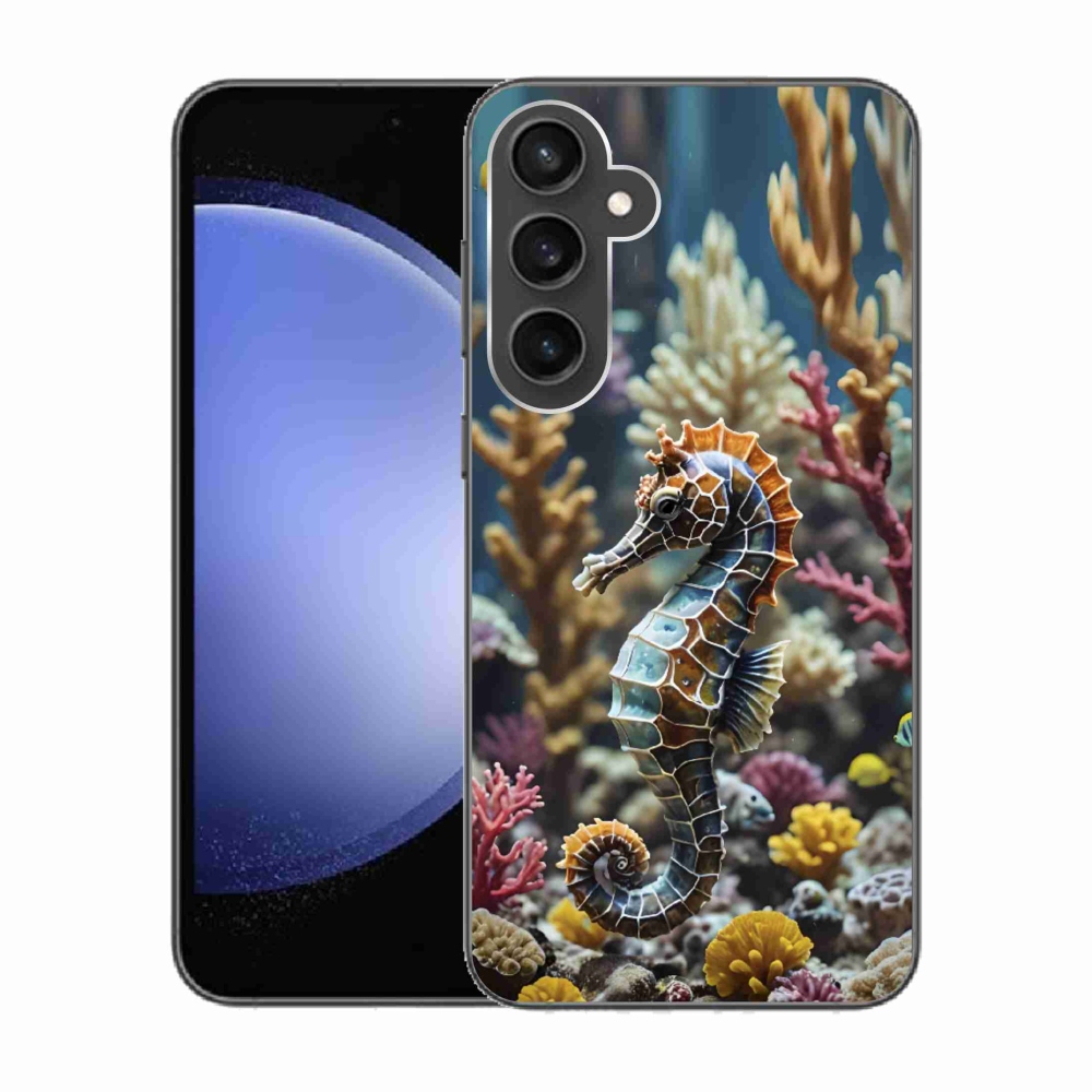 Gélový kryt mmCase na Samsung Galaxy S23 FE - morský koník 2