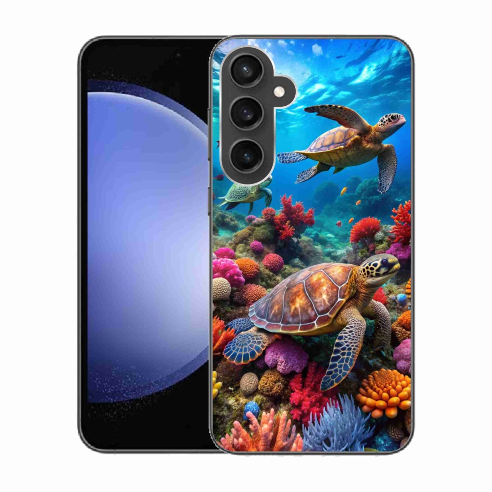 Gélový kryt mmCase na Samsung Galaxy S23 FE - morský svet 2