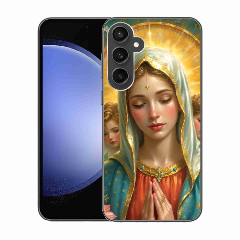 Gélový kryt mmCase na Samsung Galaxy S23 FE - náboženský motív 3