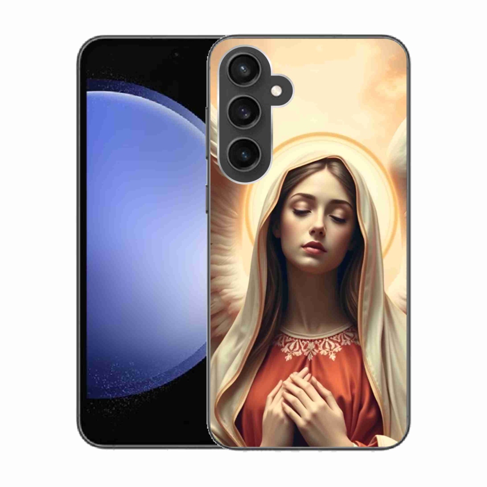 Gélový kryt mmCase na Samsung Galaxy S23 FE - náboženský motív