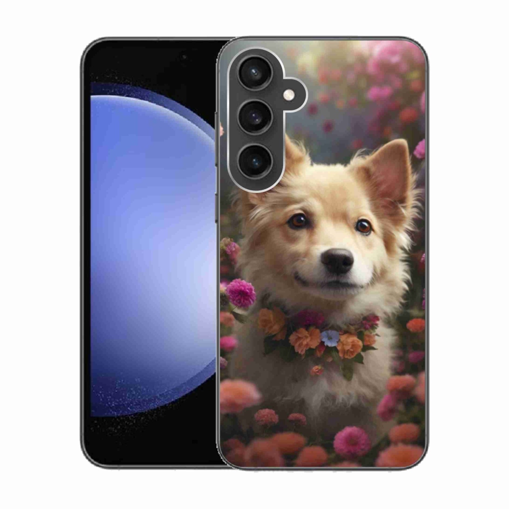 Gélový kryt mmCase na Samsung Galaxy S23 FE - nemecký špic