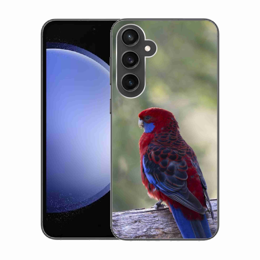 Gélový kryt mmCase na Samsung Galaxy S23 FE - papagáj rosela