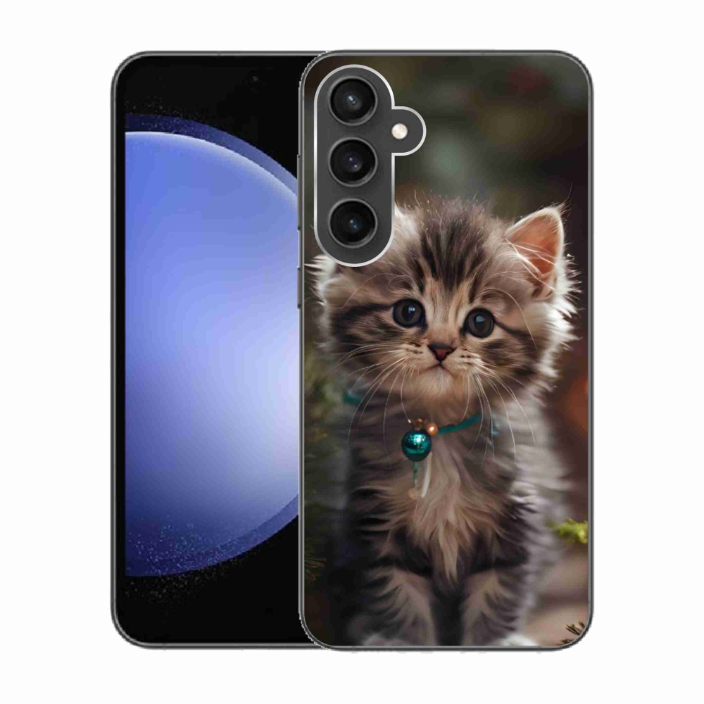 Gélový kryt mmCase na Samsung Galaxy S23 FE - roztomilé mačiatko 11