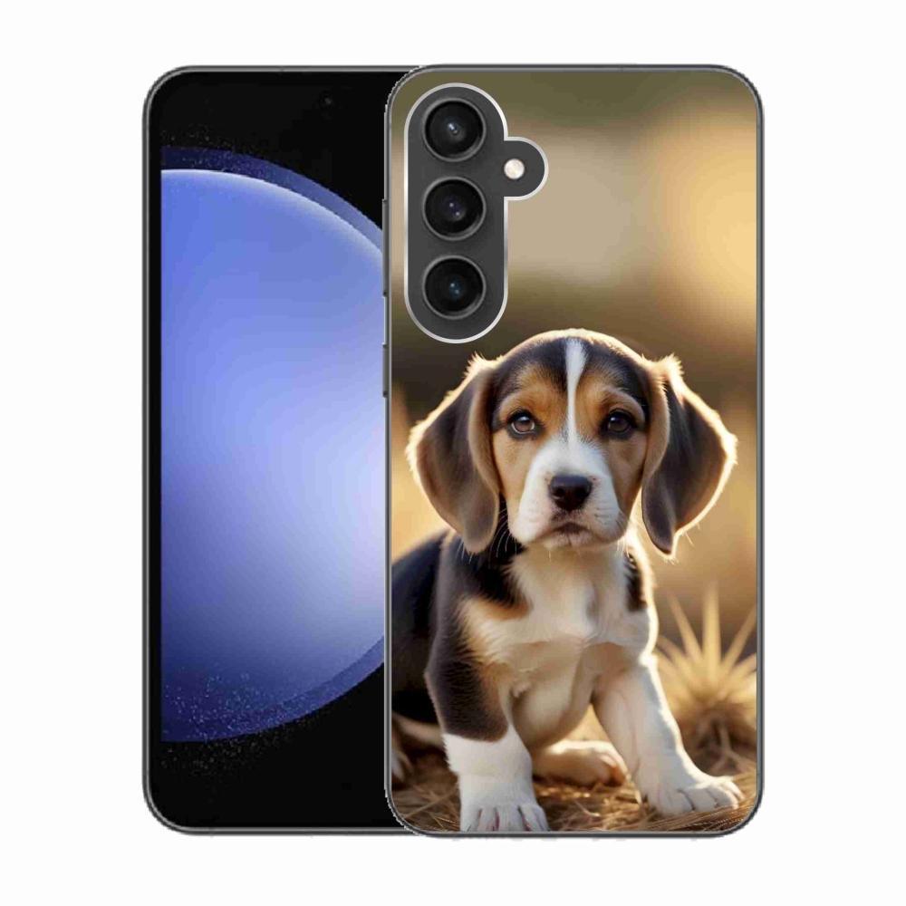 Gélový kryt mmCase na Samsung Galaxy S23 FE - roztomilý bígl