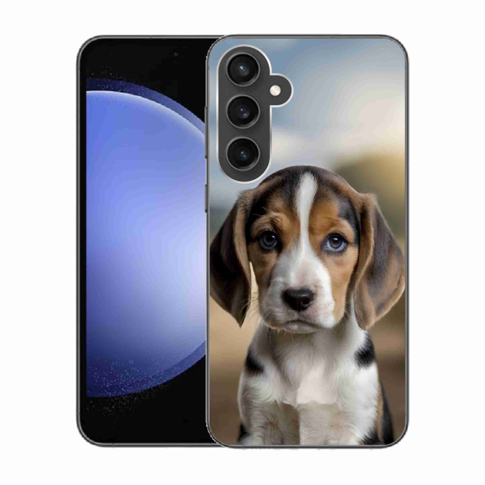 Gélový kryt mmCase na Samsung Galaxy S23 FE - roztomilý bígl