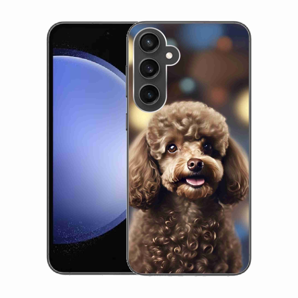 Gélový kryt mmCase na Samsung Galaxy S23 FE - roztomilý pudel