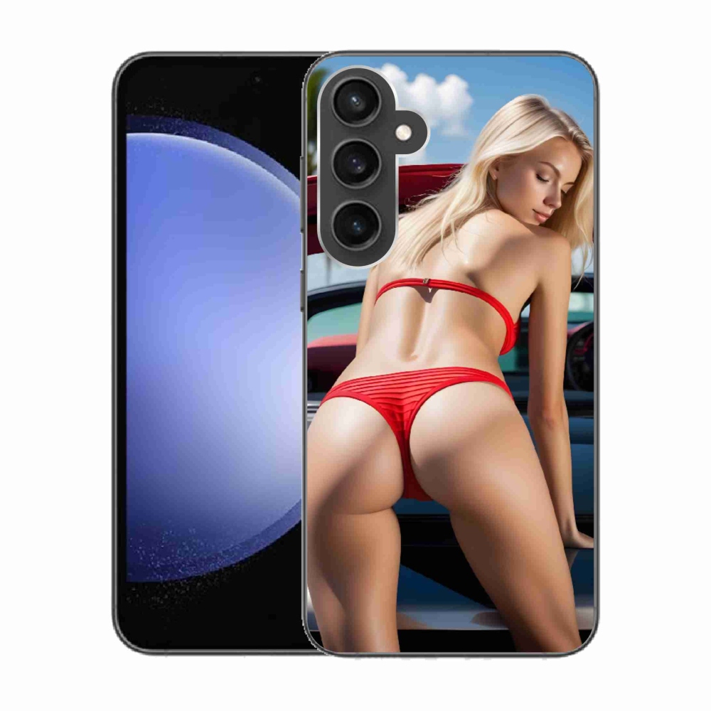Gélový kryt mmCase Samsung Galaxy S23 FE - sexy žena 2