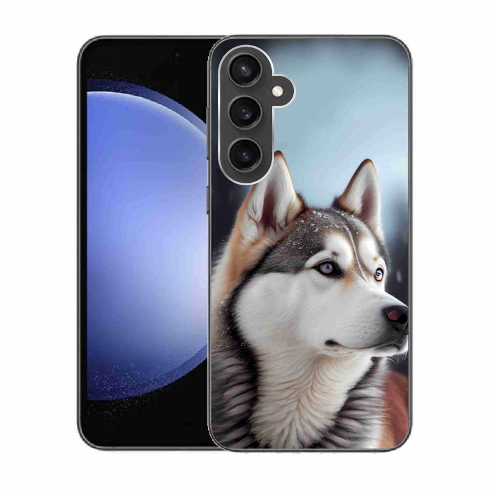 Gélový kryt mmCase na Samsung Galaxy S23 FE - sibírsky husky