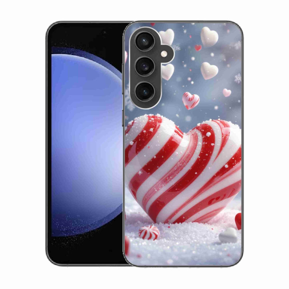 Gélový kryt mmCase na Samsung Galaxy S23 FE - sladké srdce