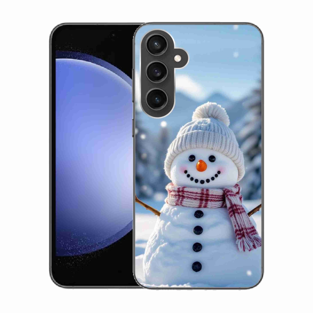 Gélový kryt mmCase na Samsung Galaxy S23 FE - snehuliak 3