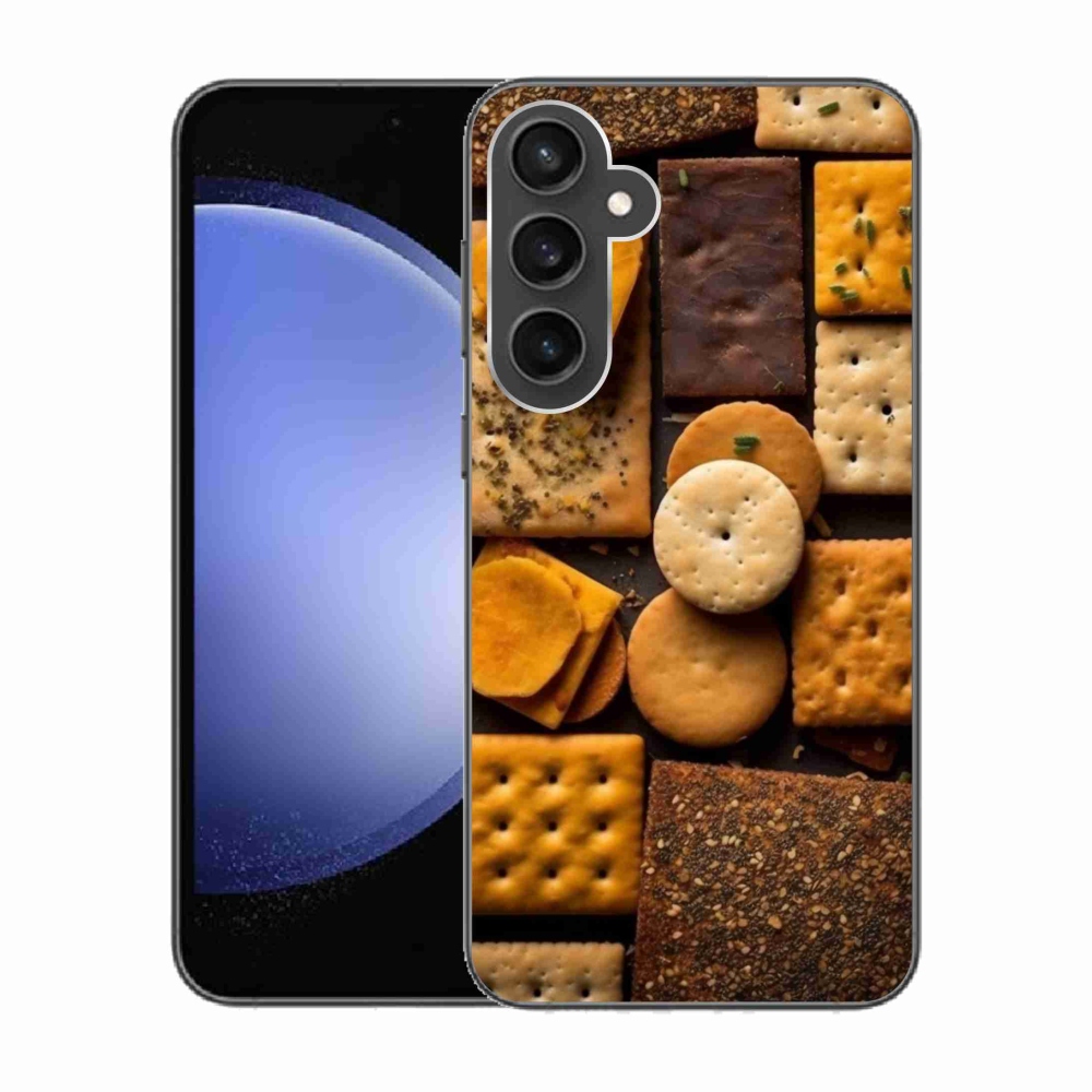 Gélový kryt mmCase na Samsung Galaxy S23 FE - sušienky