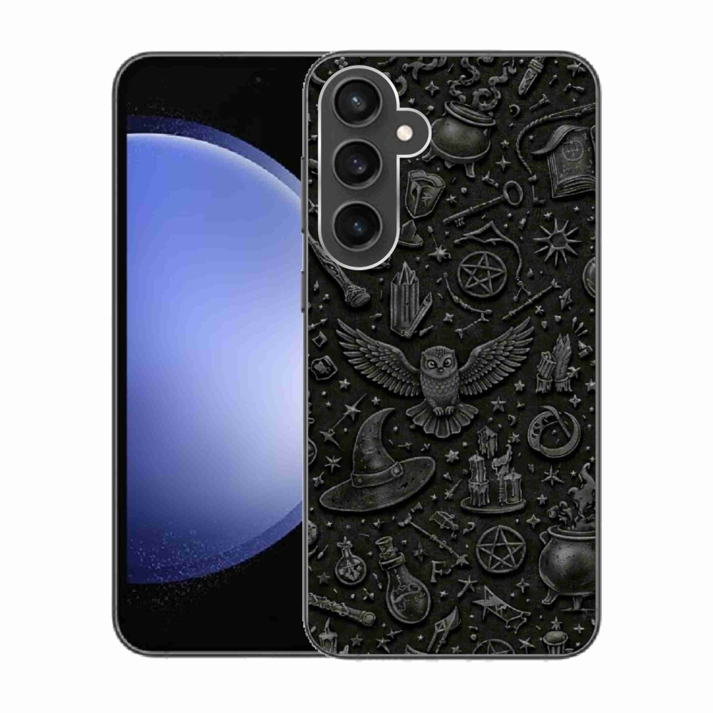 Gélový kryt mmCase na Samsung Galaxy S23 FE - tmavý magický svet