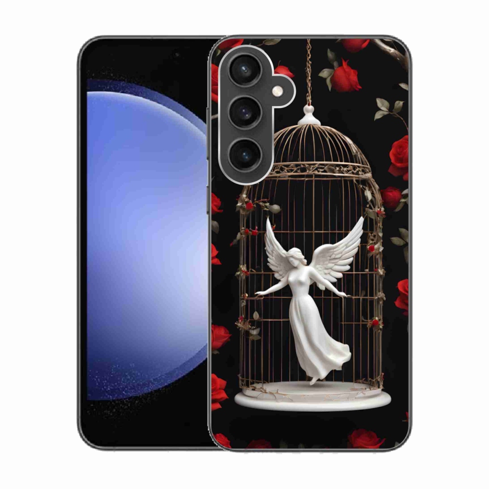 Gélový kryt mmCase na Samsung Galaxy S23 FE - uväznený anjel