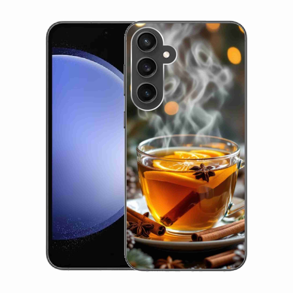 Gélový kryt mmCase na Samsung Galaxy S23 FE - vianočný punč