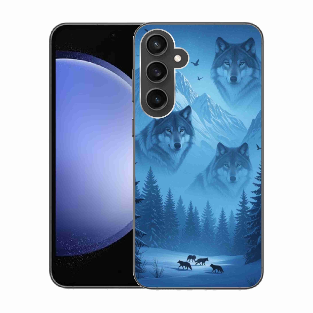 Gélový kryt mmCase na Samsung Galaxy S23 FE - vlčia svorka