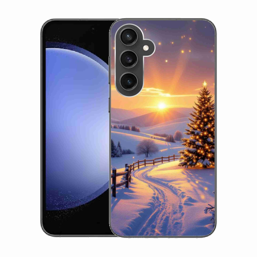 Gélový kryt mmCase na Samsung Galaxy S23 FE - zimná krajina