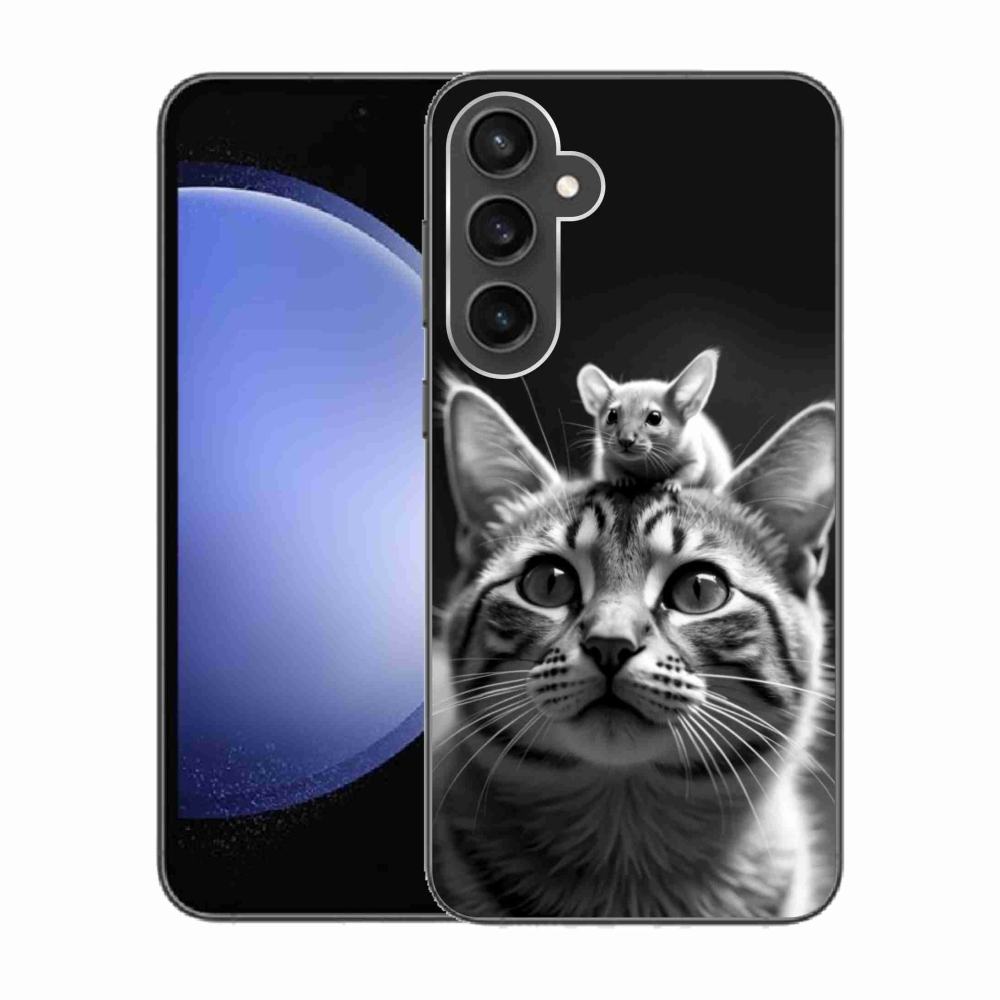 Gélový kryt mmCase na Samsung Galaxy S23 FE - zvieracie priateľstvo 2