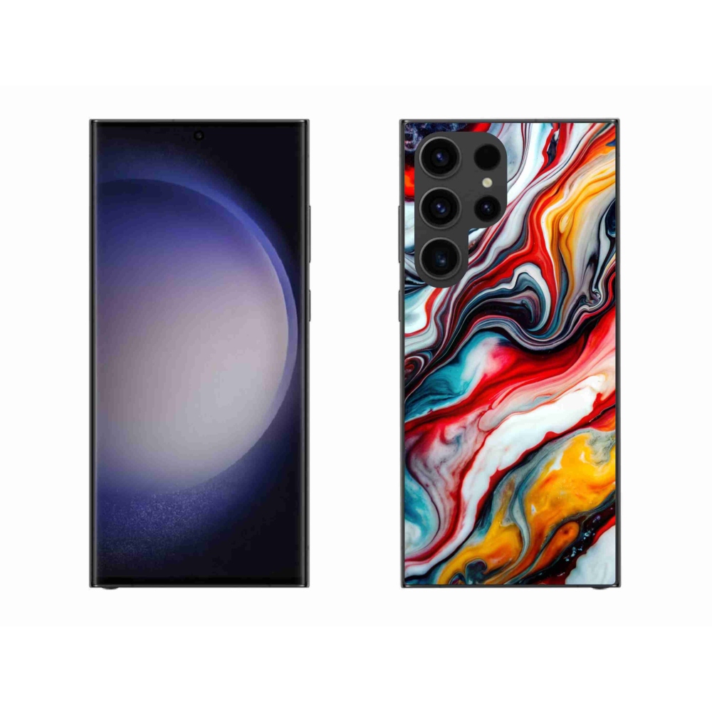 Gélový kryt mmCase na Samsung Galaxy S23 Ultra 5G - abstraktný motív 35