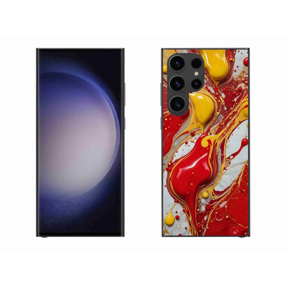 Gélový kryt mmCase na Samsung Galaxy S23 Ultra 5G - abstraktný motív 42