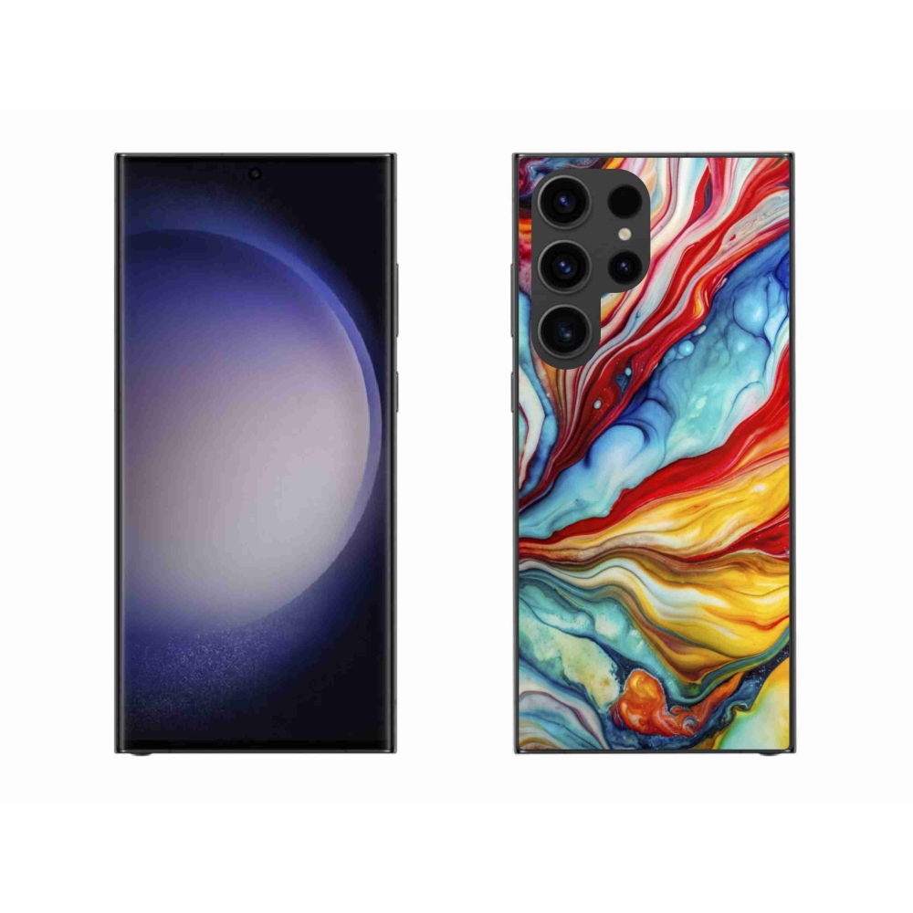 Gélový kryt mmCase na Samsung Galaxy S23 Ultra 5G - abstraktný motív 58