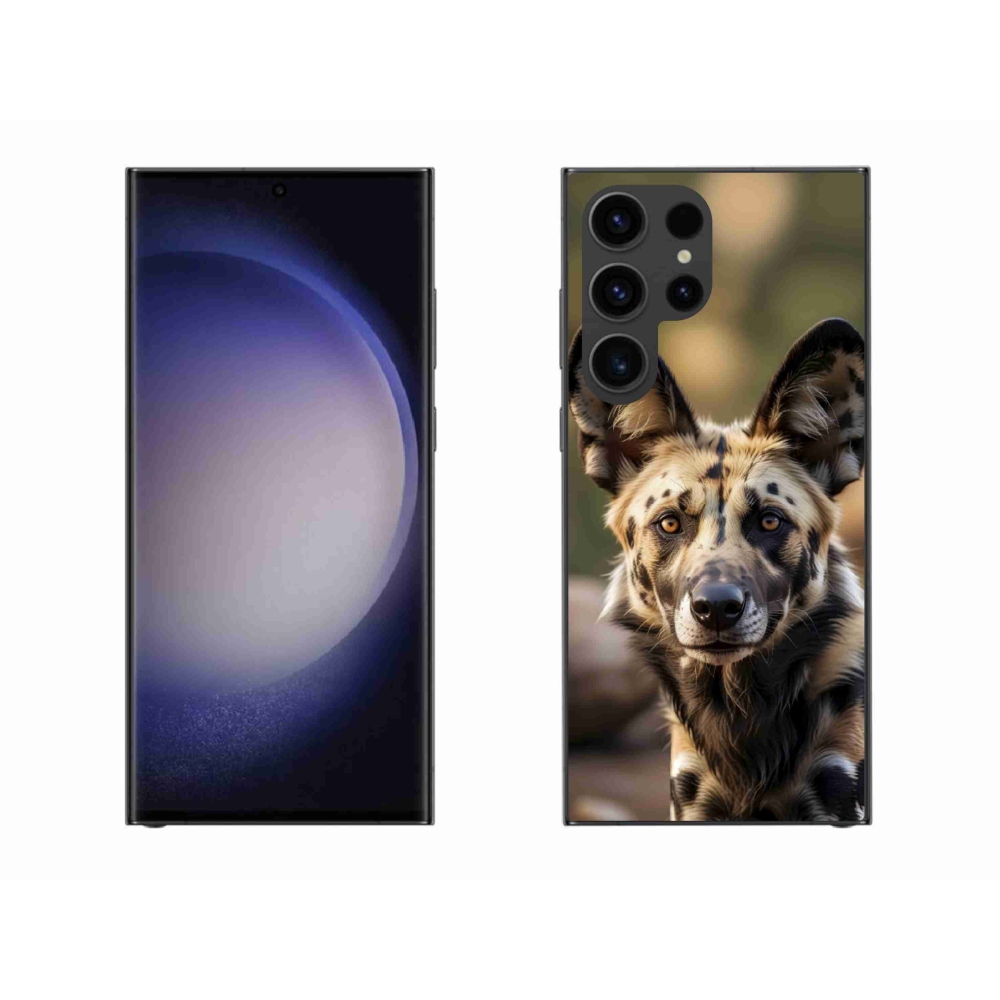 Gélový kryt mmCase Samsung Galaxy S23 Ultra 5G - africký divoký pes