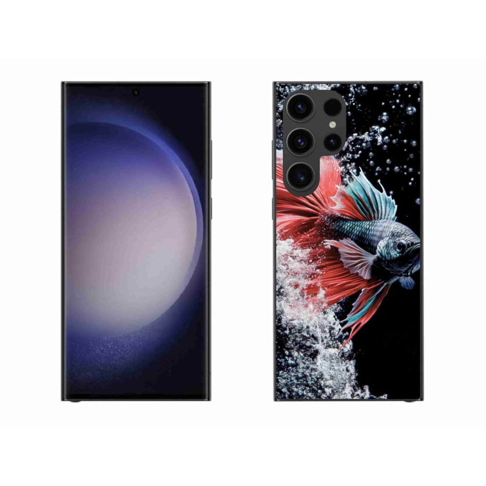 Gélový kryt mmCase na Samsung Galaxy S23 Ultra 5G - bojovníčka pestrá