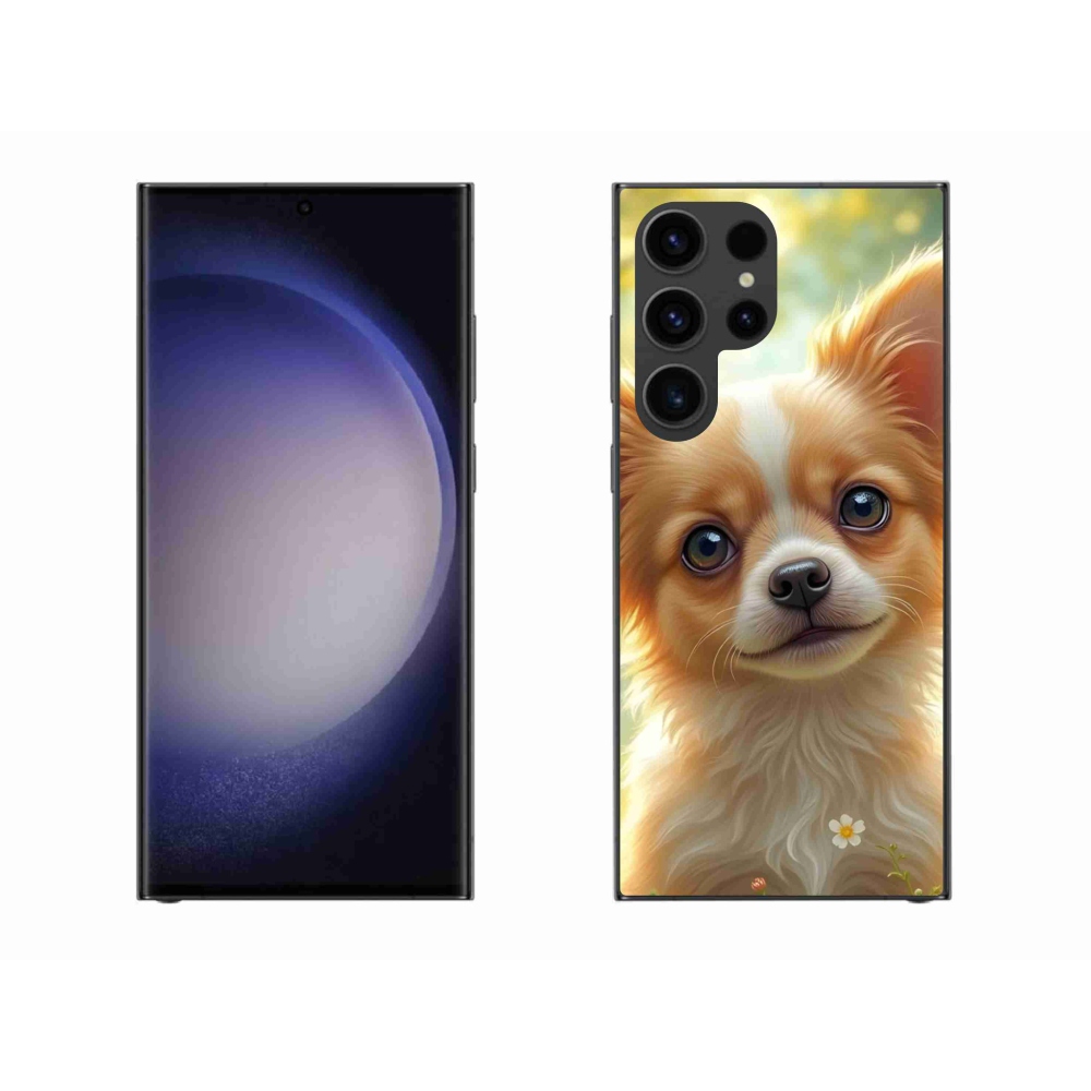 Gélový kryt mmCase na Samsung Galaxy S23 Ultra 5G - čivava 5