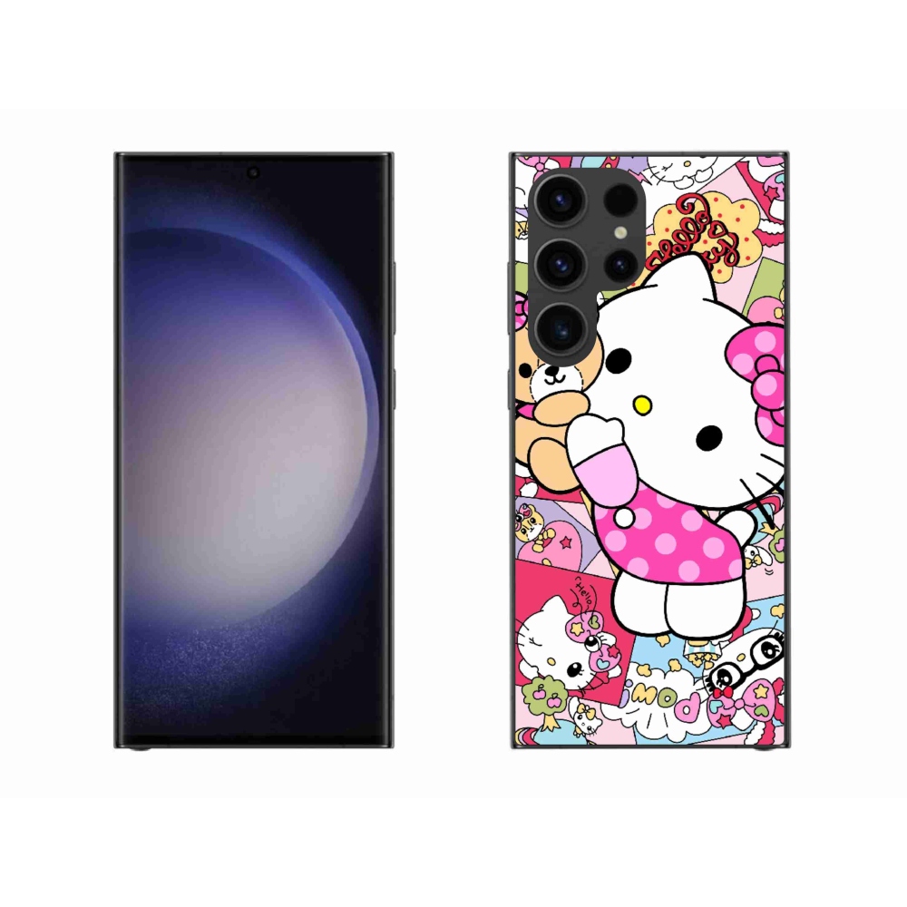 Gélový kryt mmCase na Samsung Galaxy S23 Ultra 5G - cute kitty