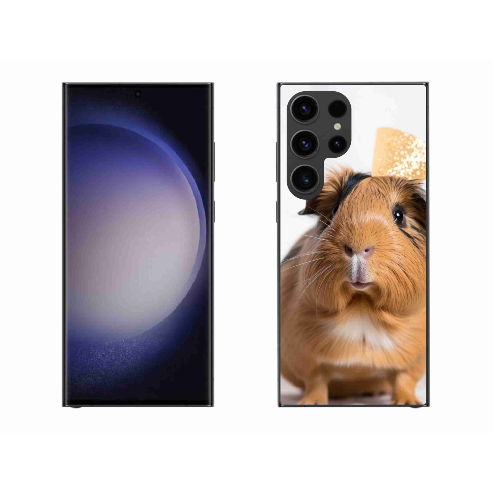 Gélový kryt mmCase na Samsung Galaxy S23 Ultra 5G - hnedé morča