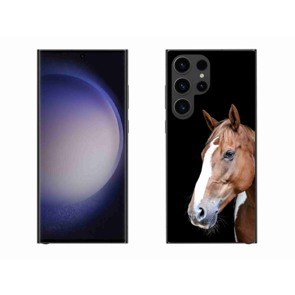 Gélový kryt mmCase na Samsung Galaxy S23 Ultra 5G - hnedý kôň 3