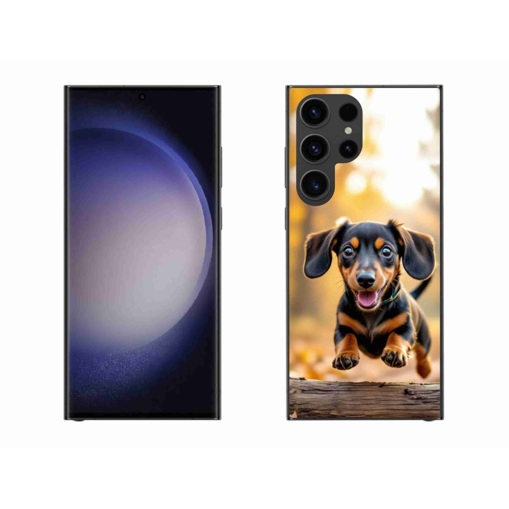 Gélový kryt mmCase na Samsung Galaxy S23 Ultra 5G - jazvečík 2