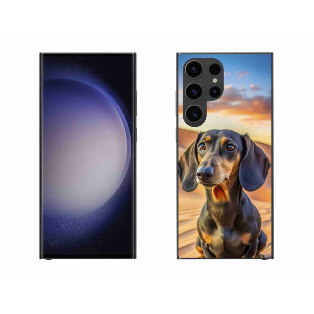 Gélový kryt mmCase na Samsung Galaxy S23 Ultra 5G - jazvečík 3