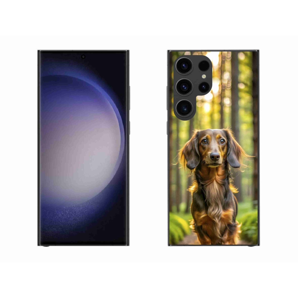 Gélový kryt mmCase na Samsung Galaxy S23 Ultra 5G - jazvečík 4