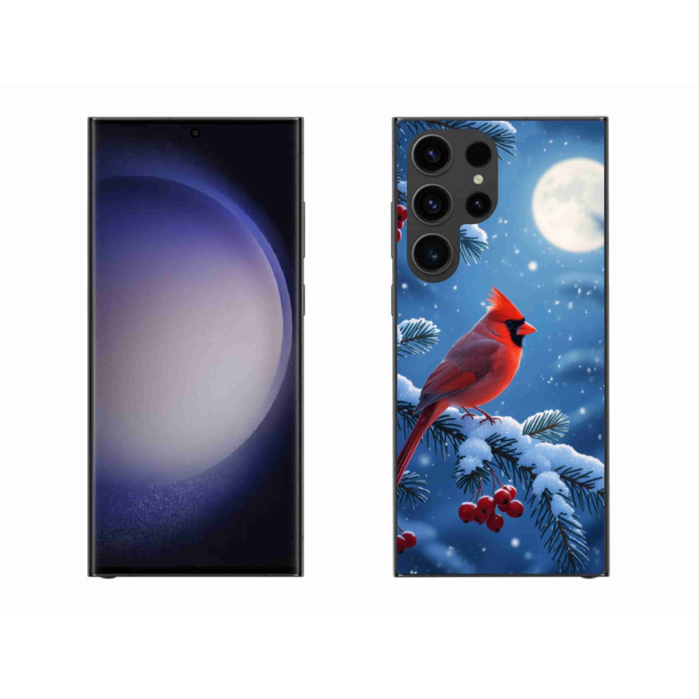 Gélový kryt mmCase na Samsung Galaxy S23 Ultra 5G - kardinál červený