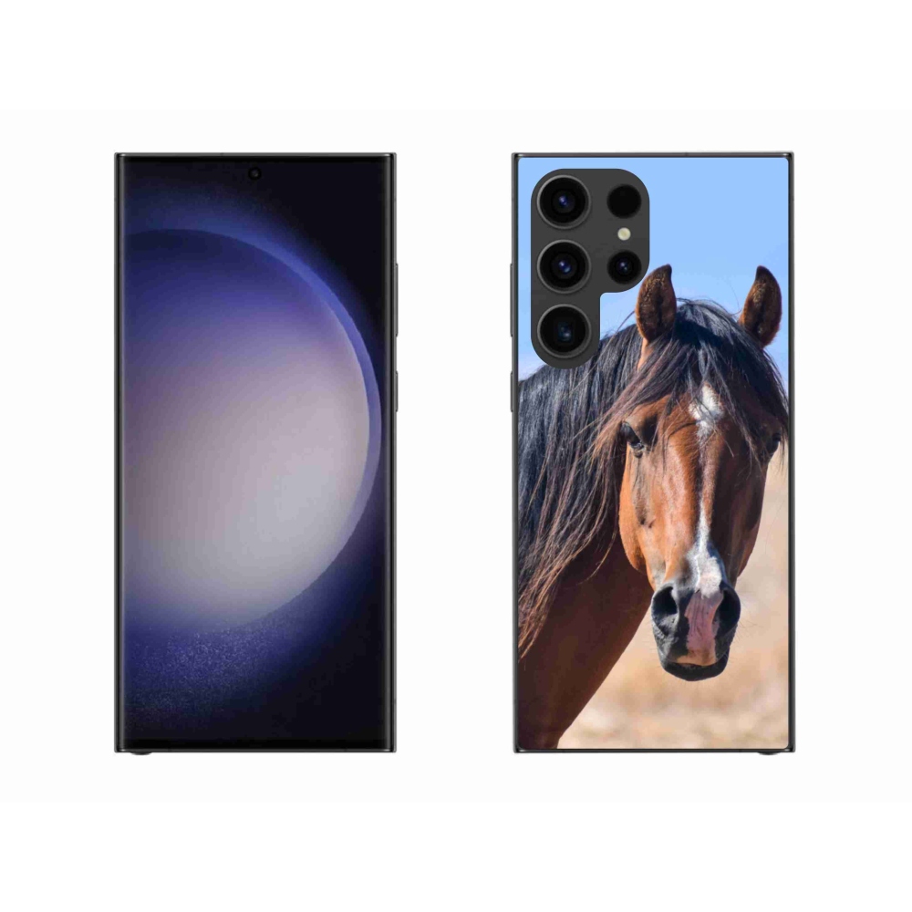 Gélový kryt mmCase na Samsung Galaxy S23 Ultra 5G - pokojný kôň