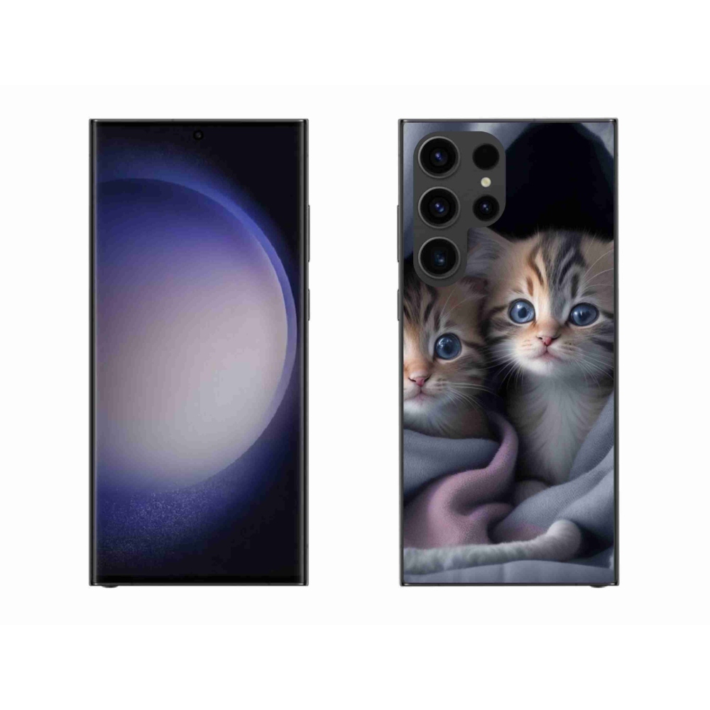 Gélový kryt mmCase na Samsung Galaxy S23 Ultra 5G - mačacie duo 2