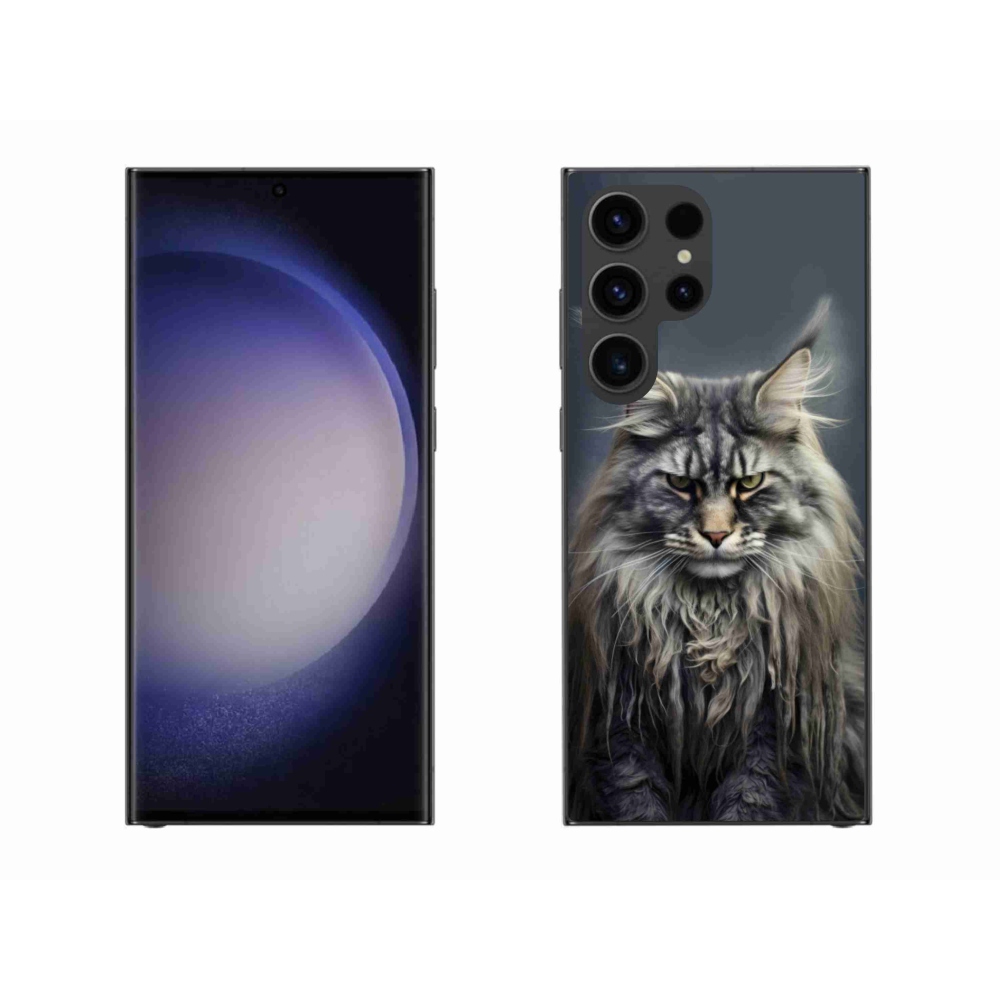 Gélový kryt mmCase na Samsung Galaxy S23 Ultra 5G - mačacie pohľad 4