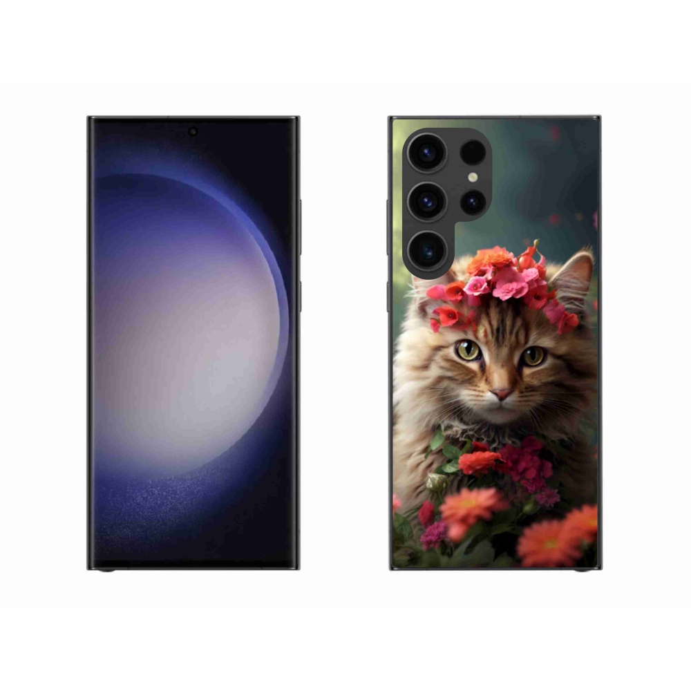 Gélový kryt mmCase na Samsung Galaxy S23 Ultra 5G - mačacia princezná