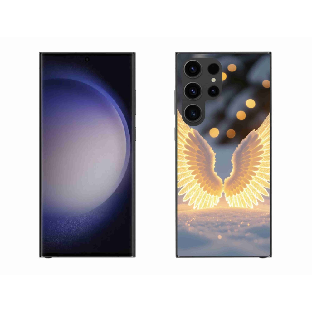 Gélový kryt mmCase na Samsung Galaxy S23 Ultra 5G - krídla