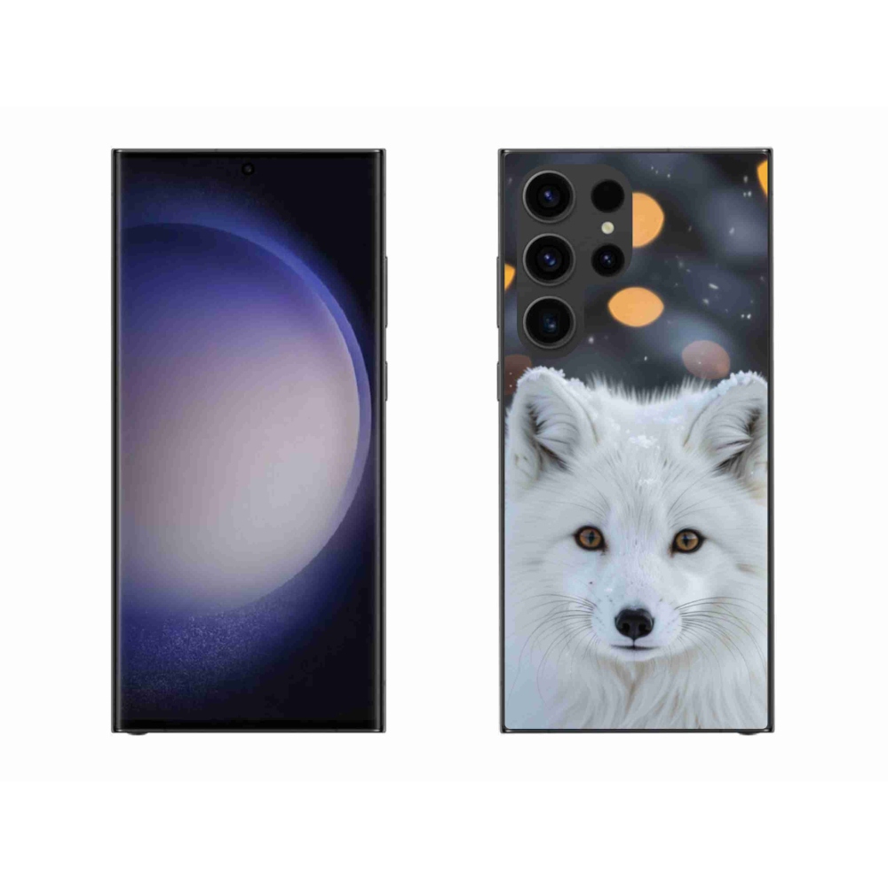 Gélový kryt mmCase na Samsung Galaxy S23 Ultra 5G - líška polárna