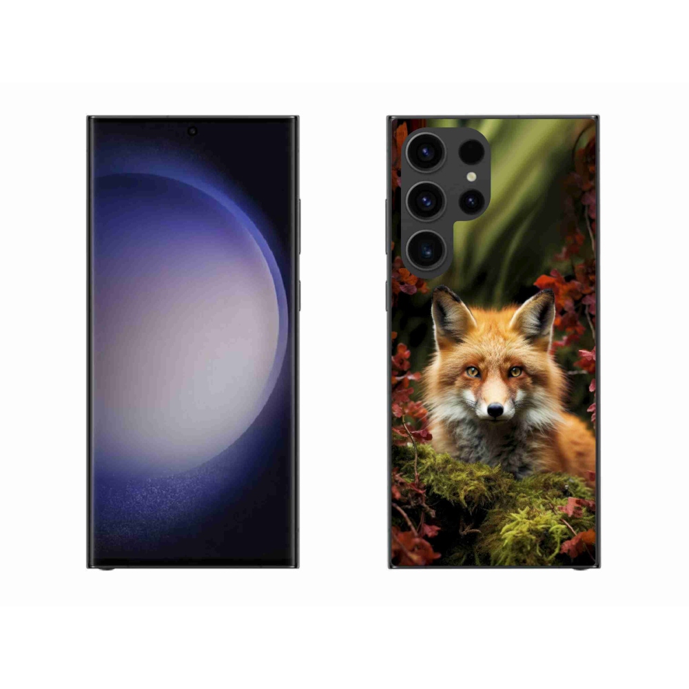 Gélový kryt mmCase na Samsung Galaxy S23 Ultra 5G - líška v lese
