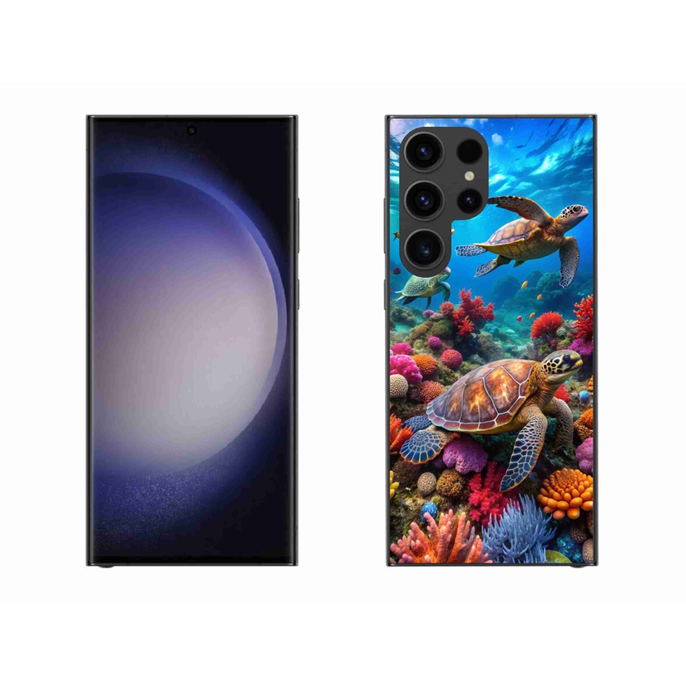 Gélový kryt mmCase na Samsung Galaxy S23 Ultra 5G - morský svet 2