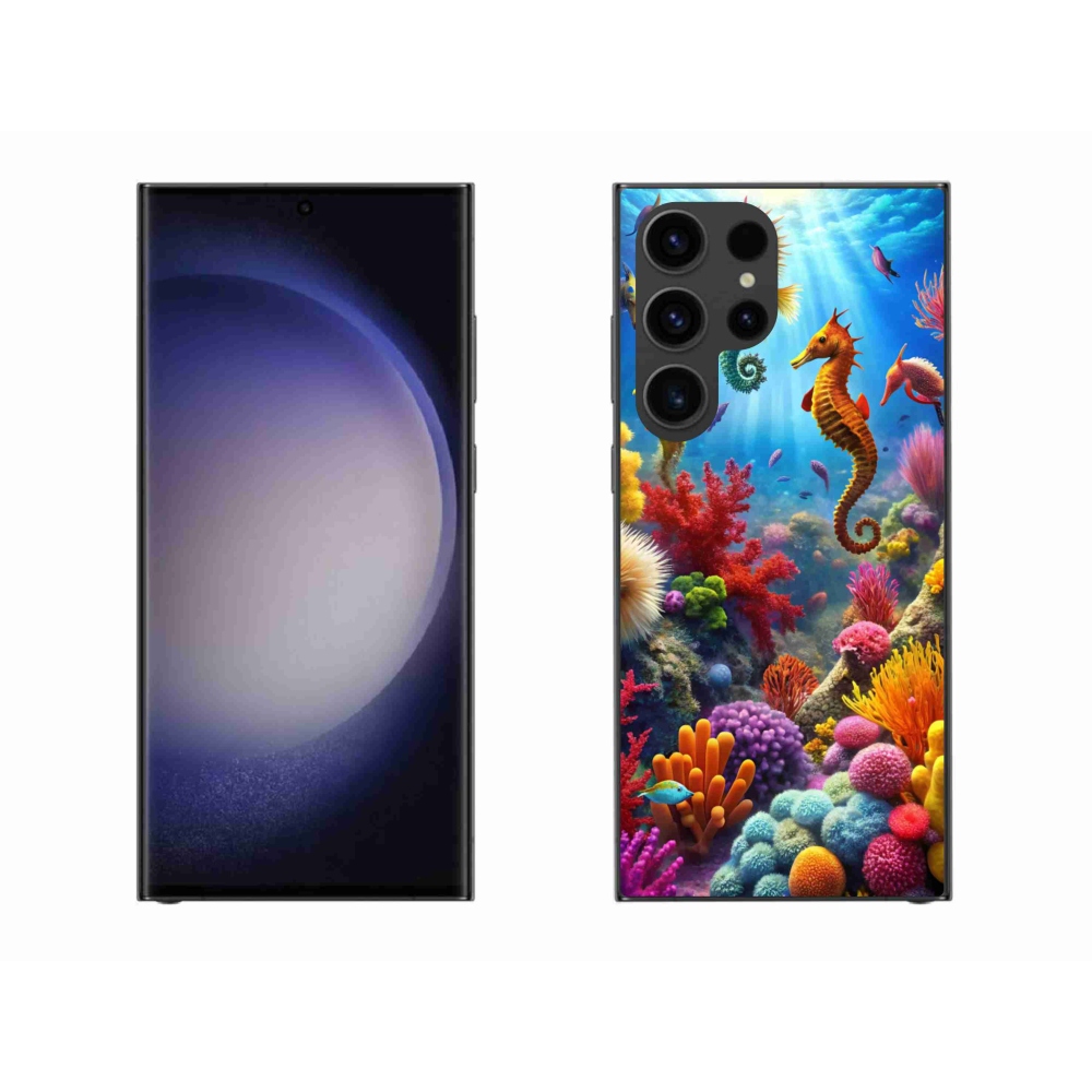 Gélový kryt mmCase na Samsung Galaxy S23 Ultra 5G - morský svet 3