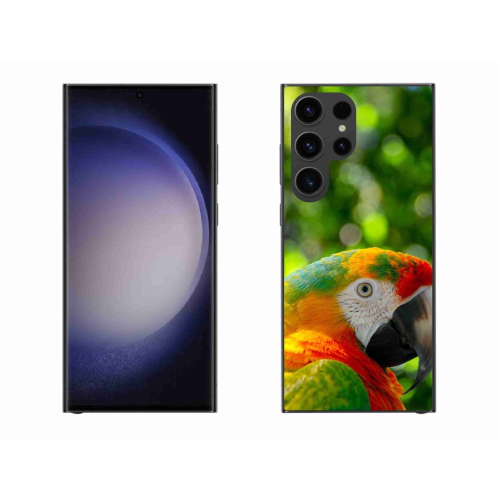 Gélový kryt mmCase na Samsung Galaxy S23 Ultra 5G - papagáj ara 3