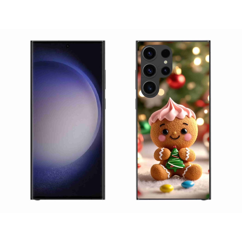 Gélový kryt mmCase na Samsung Galaxy S23 Ultra 5G - perníček