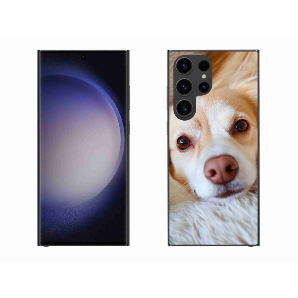 Gélový kryt mmCase na Samsung Galaxy S23 Ultra 5G - Roztomilá čivava